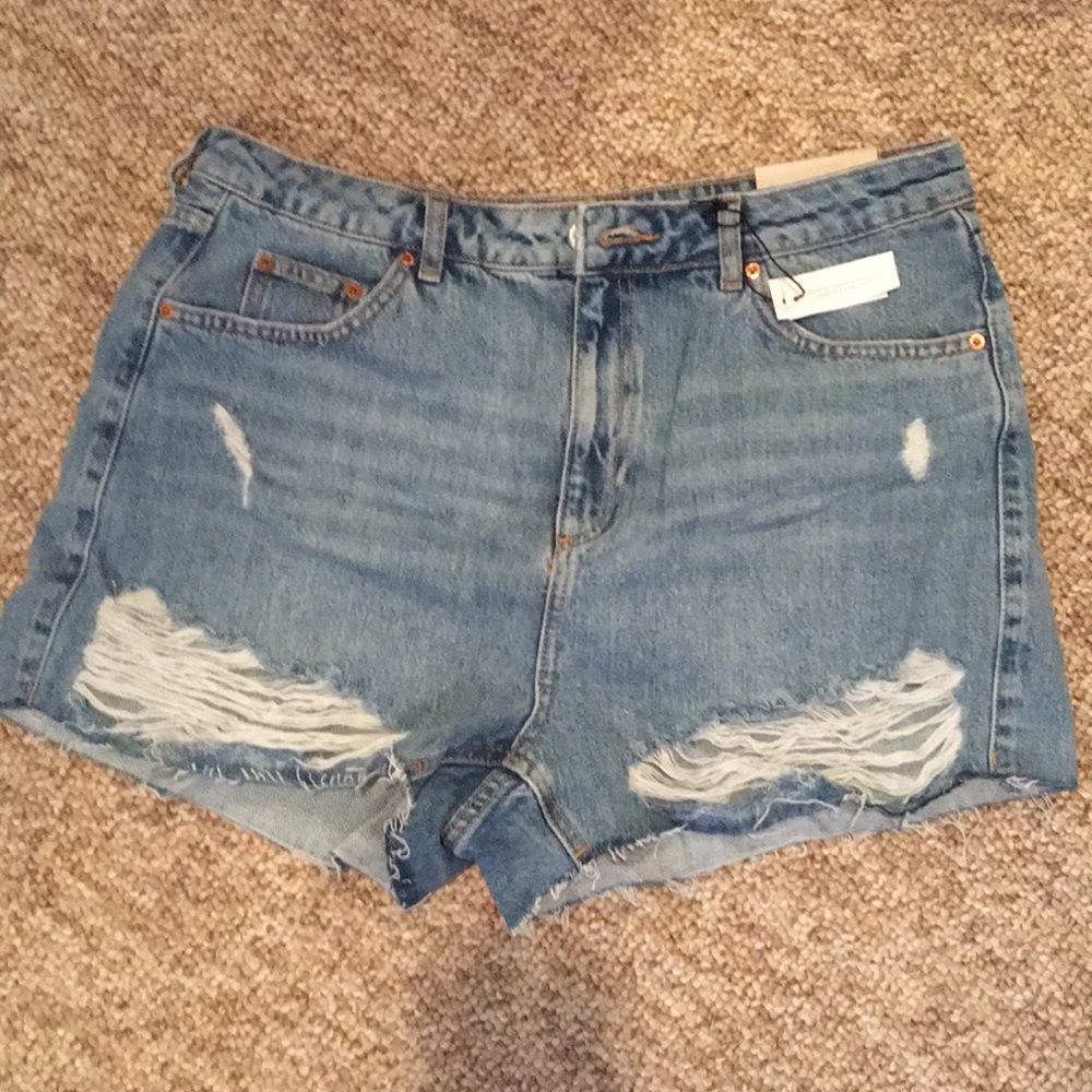 Topshop Moto Mom Shorts NWT